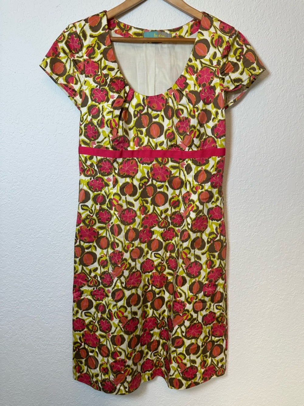 Boden Floral Empire Waist Dress - Picture 4 of 5